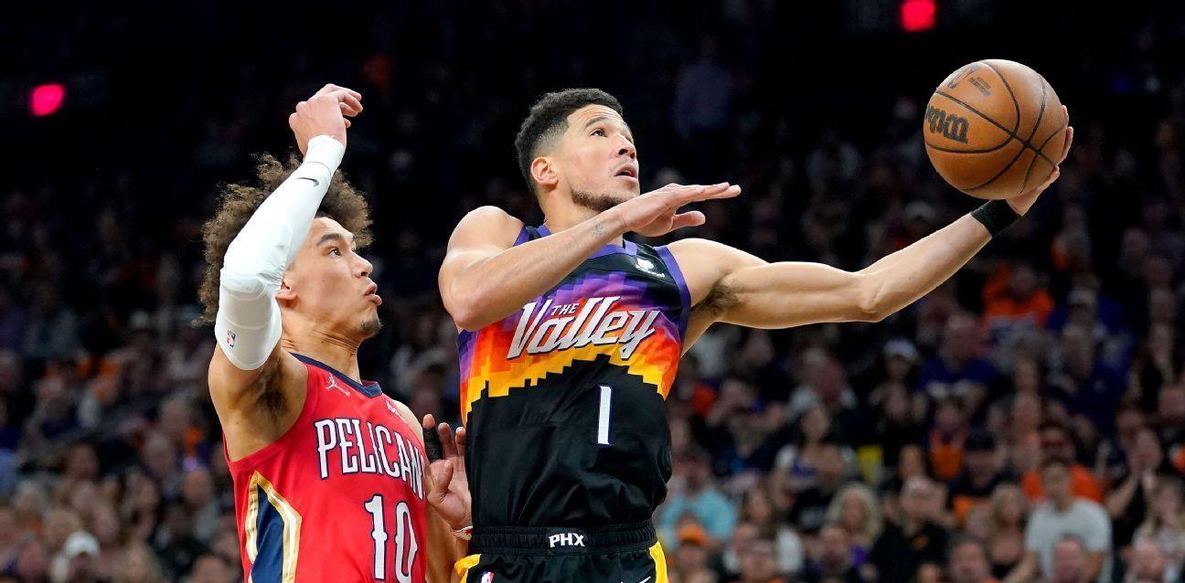 奇才强势鹈鹕,布克完成帽子戏法 奇才强势鹈鹕,布克完成帽子戏法